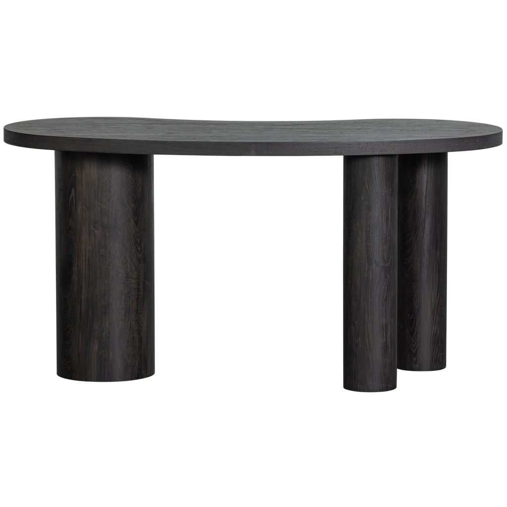 MAAN ORGANIC SIDETABLE/DESK MDF DARK BROWN
