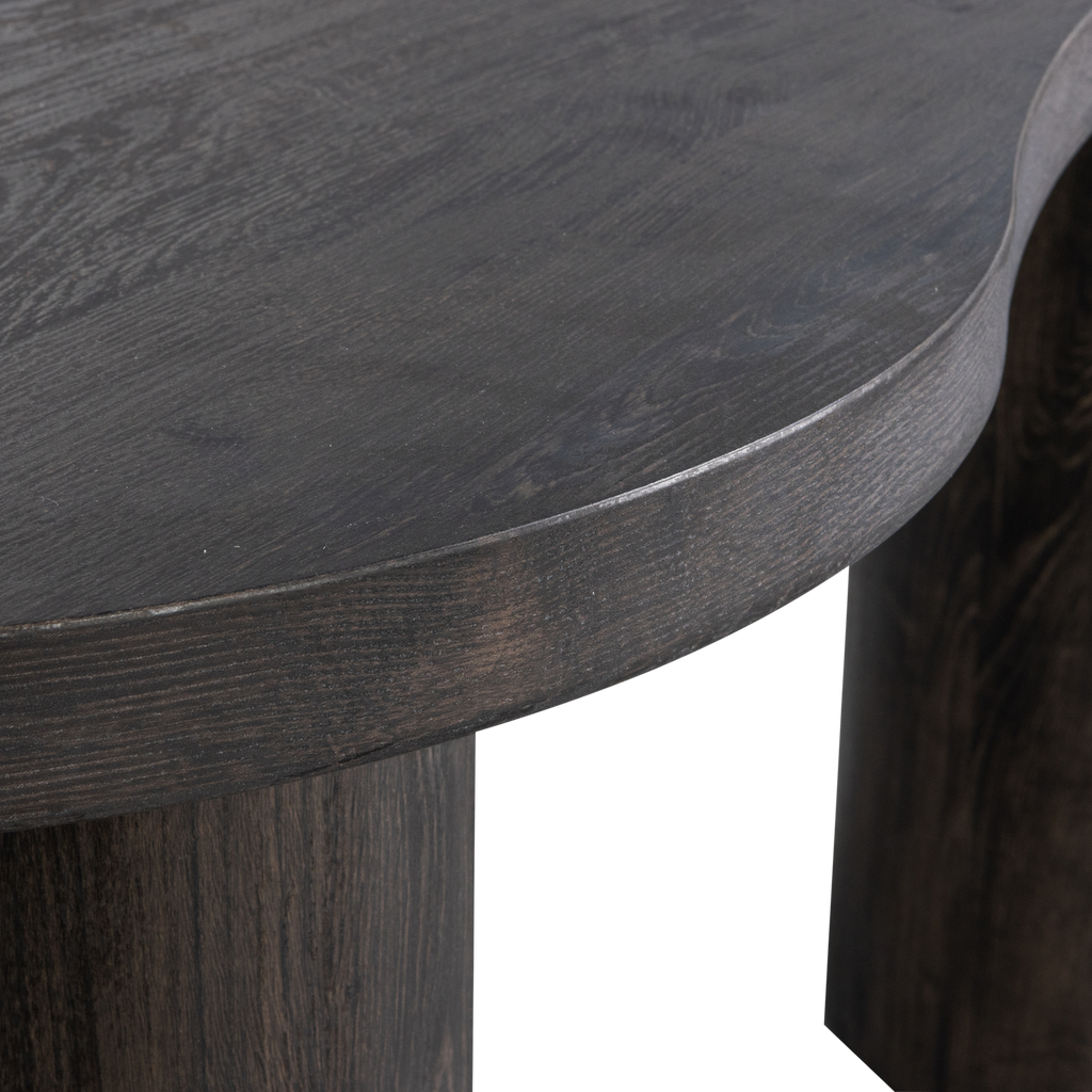 MAAN ORGANIC SIDETABLE/DESK MDF DARK BROWN