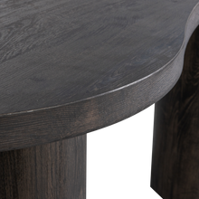 Laden Sie das Bild in den Galerie-Viewer, MAAN ORGANIC SIDETABLE/DESK MDF DARK BROWN