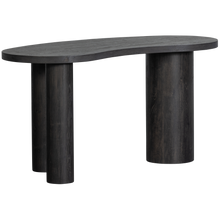 Laden Sie das Bild in den Galerie-Viewer, MAAN ORGANIC SIDETABLE/DESK MDF DARK BROWN