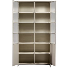 Laden Sie das Bild in den Galerie-Viewer, EXHIBIT XL 2-DOORS DISPLAY CASE METAL SAND