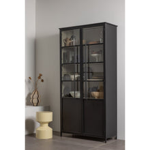 Laden Sie das Bild in den Galerie-Viewer, EXHIBIT XL 2-DOORS DISPLAY CASE METAL BLACK