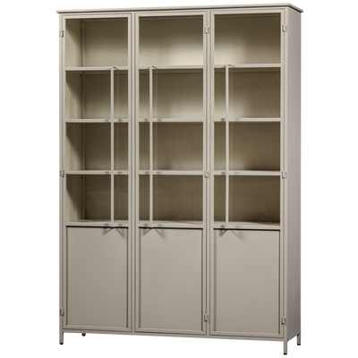 EXHIBIT XL 3-DOORS DISPLAY CASE METAL SAND