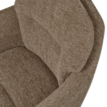 Load image into Gallery viewer, RUNA DINING CHAIR CHENILLE DARK SAND