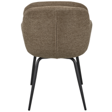 Load image into Gallery viewer, RUNA DINING CHAIR CHENILLE DARK SAND