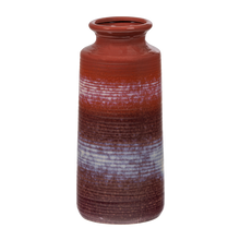Load image into Gallery viewer, DECENNIA XL VASE CERAMICS RED/PURPLE 38xO17 CM