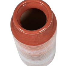 Load image into Gallery viewer, DECENNIA XL VASE CERAMICS RED/PURPLE 38xO17 CM