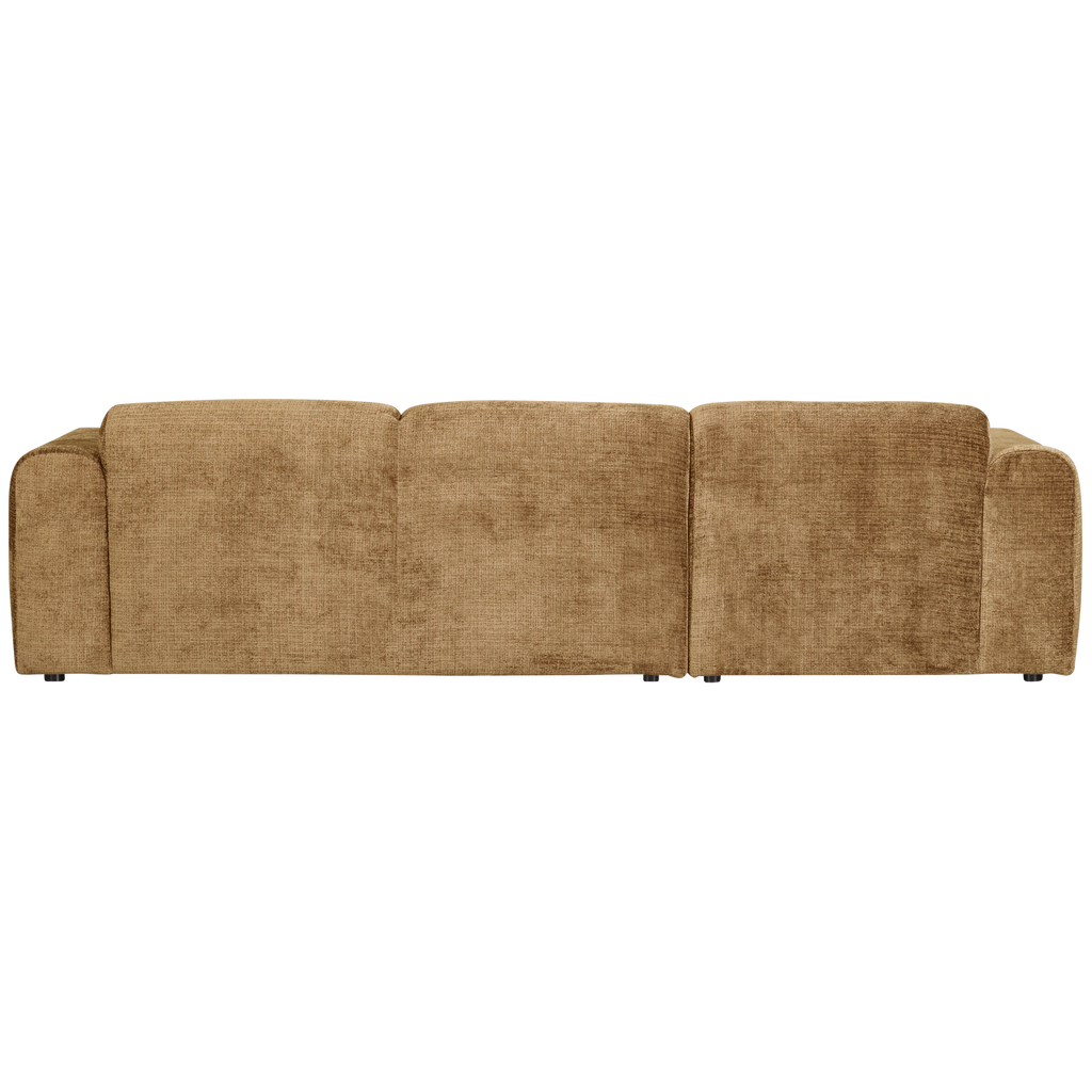 CLOUD CHAISE LONGUE SOFA LEFT CHENILLE HONEY YELLOW