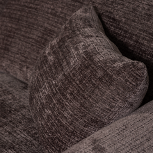 Laden Sie das Bild in den Galerie-Viewer, CLOUD CHAISE LONGUE SOFA LEFT CHENILLE WARM BROWN