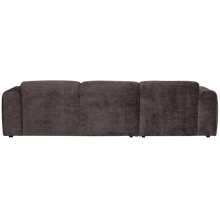 Laden Sie das Bild in den Galerie-Viewer, CLOUD CHAISE LONGUE SOFA LEFT CHENILLE WARM BROWN
