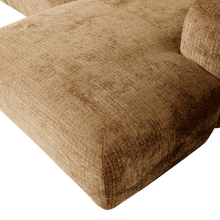 Laden Sie das Bild in den Galerie-Viewer, CLOUD CHAISE LONGUE SOFA RIGHT CHENILLE HONEY YELLOW