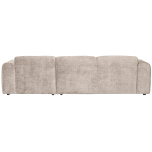 Laden Sie das Bild in den Galerie-Viewer, CLOUD CHAISE LONGUE SOFA RIGHT CHENILLE NATURAL