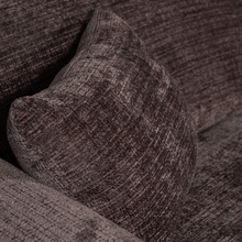Laden Sie das Bild in den Galerie-Viewer, CLOUD CHAISE LONGUE SOFA RIGHT CHENILLE WARM BROWN
