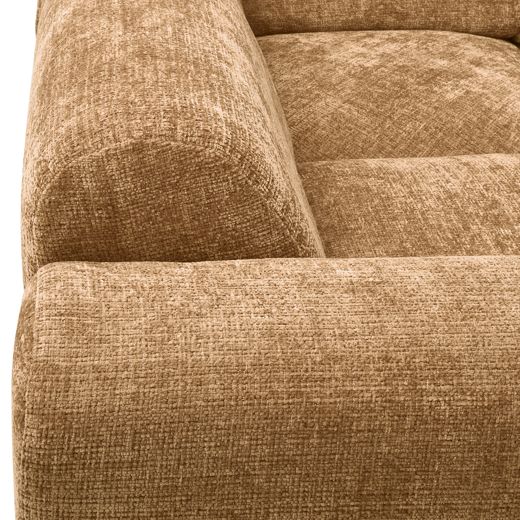 CLOUD CORNER SOFA LEFT WOVEN CHENILLE HONEY YELLOW