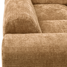 Laden Sie das Bild in den Galerie-Viewer, CLOUD CORNER SOFA LEFT WOVEN CHENILLE HONEY YELLOW