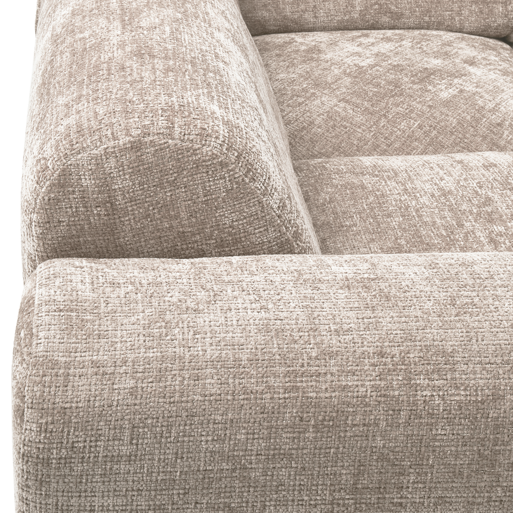 CLOUD CORNER SOFA LEFT WOVEN CHENILLE NATURAL