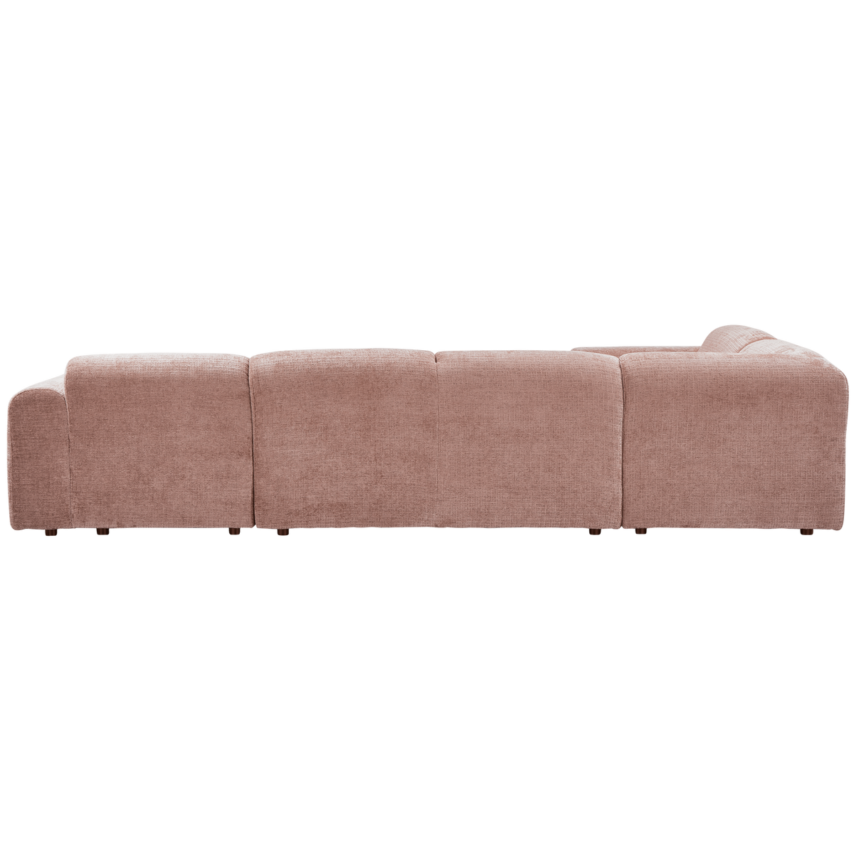 CLOUD CORNER SOFA LEFT WOVEN CHENILLE TAUPE/PINK