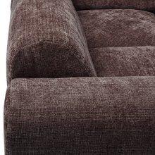 Laden Sie das Bild in den Galerie-Viewer, CLOUD CORNER SOFA LEFT WOVEN CHENILLE WARM BROWN