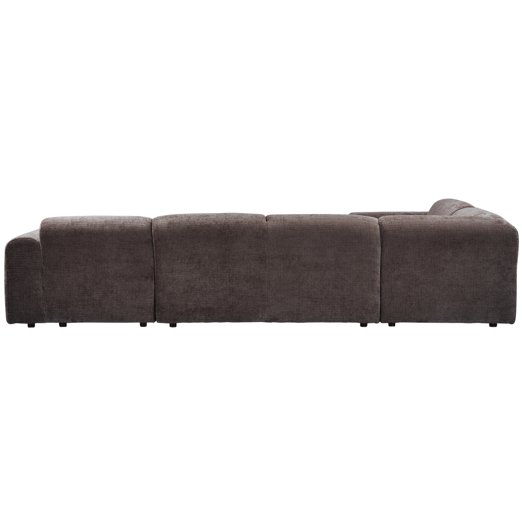 CLOUD CORNER SOFA LEFT WOVEN CHENILLE WARM BROWN