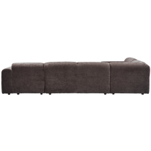 Laden Sie das Bild in den Galerie-Viewer, CLOUD CORNER SOFA LEFT WOVEN CHENILLE WARM BROWN