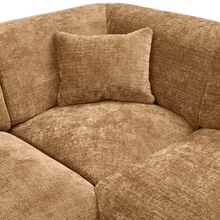 Laden Sie das Bild in den Galerie-Viewer, CLOUD CORNER SOFA RIGHT WOVEN CHENILLE HONEY YELLOW
