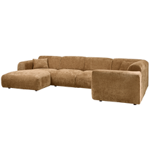 Laden Sie das Bild in den Galerie-Viewer, CLOUD CORNER SOFA RIGHT WOVEN CHENILLE HONEY YELLOW