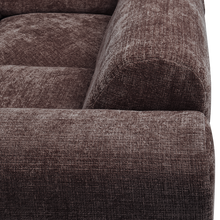 Laden Sie das Bild in den Galerie-Viewer, CLOUD CORNER SOFA RIGHT WOVEN CHENILLE WARM BROWN