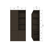 Laden Sie das Bild in den Galerie-Viewer, MEREL STORAGE CABINET PINE MID BROWN [fsc]