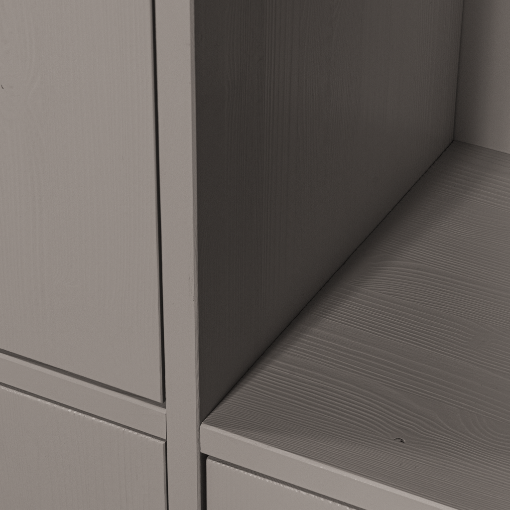 MEREL STORAGE CABINET PINE WARM GREY [fsc]