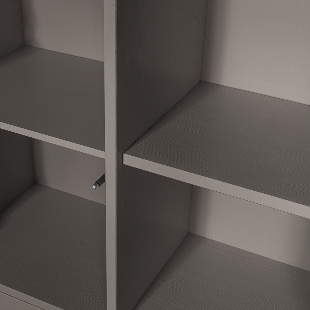MEREL STORAGE CABINET PINE WARM GREY [fsc]