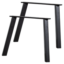 Load image into Gallery viewer, HAARLEM 4-POSITION LEG OAK BLACKNIGHT SET OF 2 [fsc]