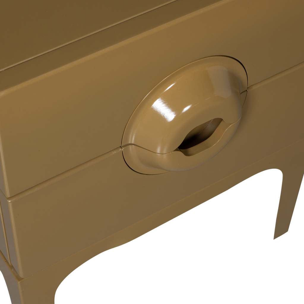 MERGE DRESSER/NIGHT STAND 2 DRAWERS EUCALYPTUS HONEY YELLOW