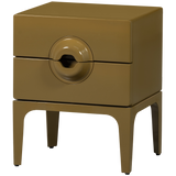 MERGE DRESSER/NIGHT STAND 2 DRAWERS EUCALYPTUS HONEY YELLOW