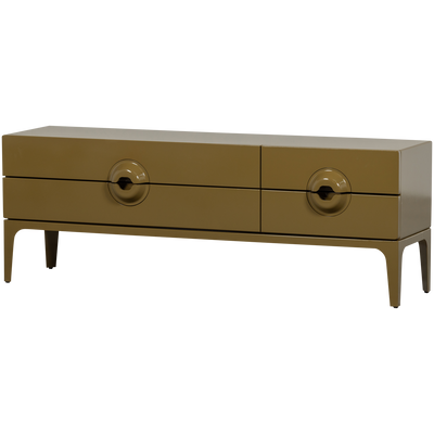 MERGE TV UNIT EUCALYPTUS WOOD HONEY YELLOW