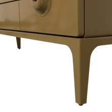 Laden Sie das Bild in den Galerie-Viewer, MERGE TV UNIT EUCALYPTUS WOOD HONEY YELLOW
