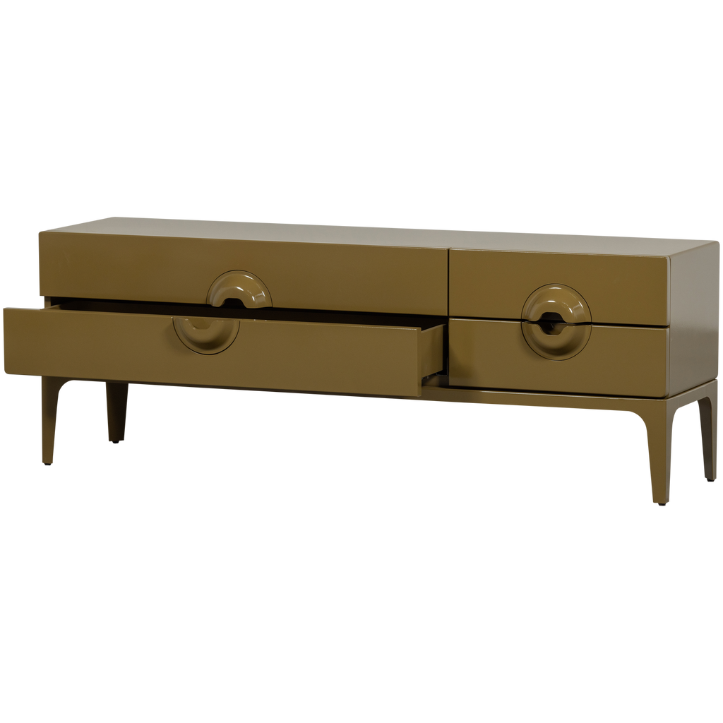MERGE TV UNIT EUCALYPTUS WOOD HONEY YELLOW