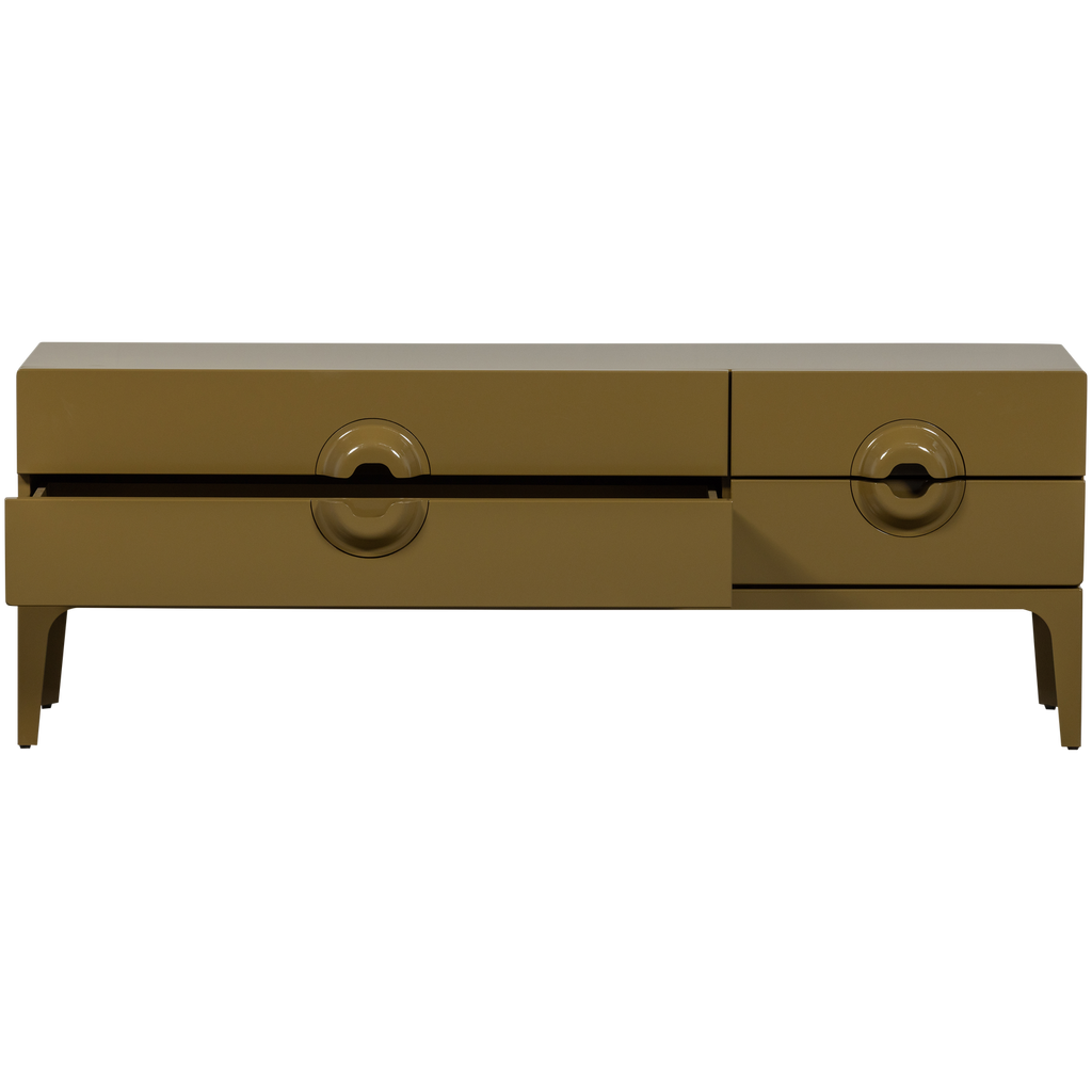 MERGE TV UNIT EUCALYPTUS WOOD HONEY YELLOW
