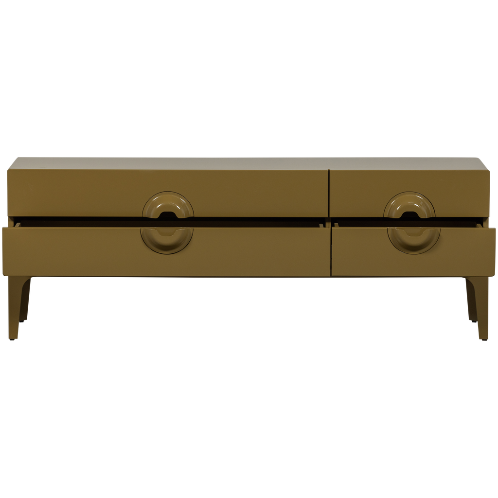 MERGE TV UNIT EUCALYPTUS WOOD HONEY YELLOW