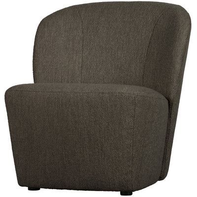LOFTY ARMCHAIR BOUCLE BROWN