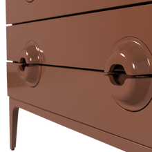 Load image into Gallery viewer, MERGE CABINET/COMMODE WITH DRAWERS EUCALYPTUS WOOD OLD PINK