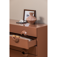 Load image into Gallery viewer, MERGE CABINET/COMMODE WITH DRAWERS EUCALYPTUS WOOD OLD PINK