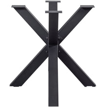 Charger l'image dans la galerie, CROSS-SHAPE LEG METAL BLACK