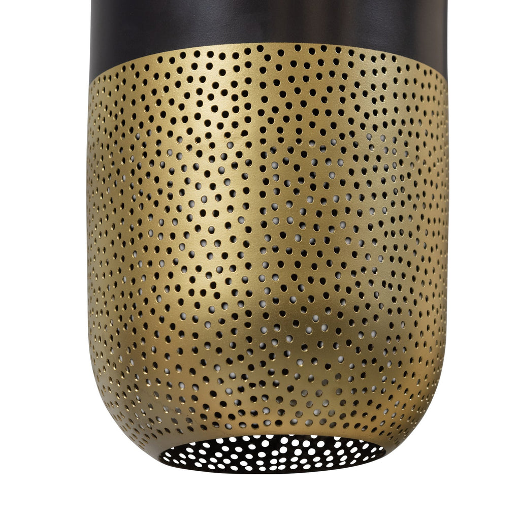 TIRSA HANGING LAMP 46 CM METAL BLACK/BRASS