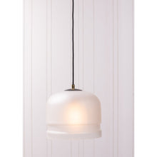 Load image into Gallery viewer, MICAH HANGING LAMP GLASS OFF WHITE