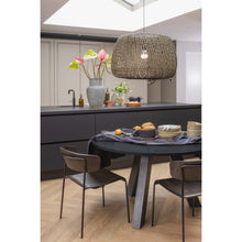 Cargar imagen en el visor de la galería, Hari bowl mango wood black 37x24cm