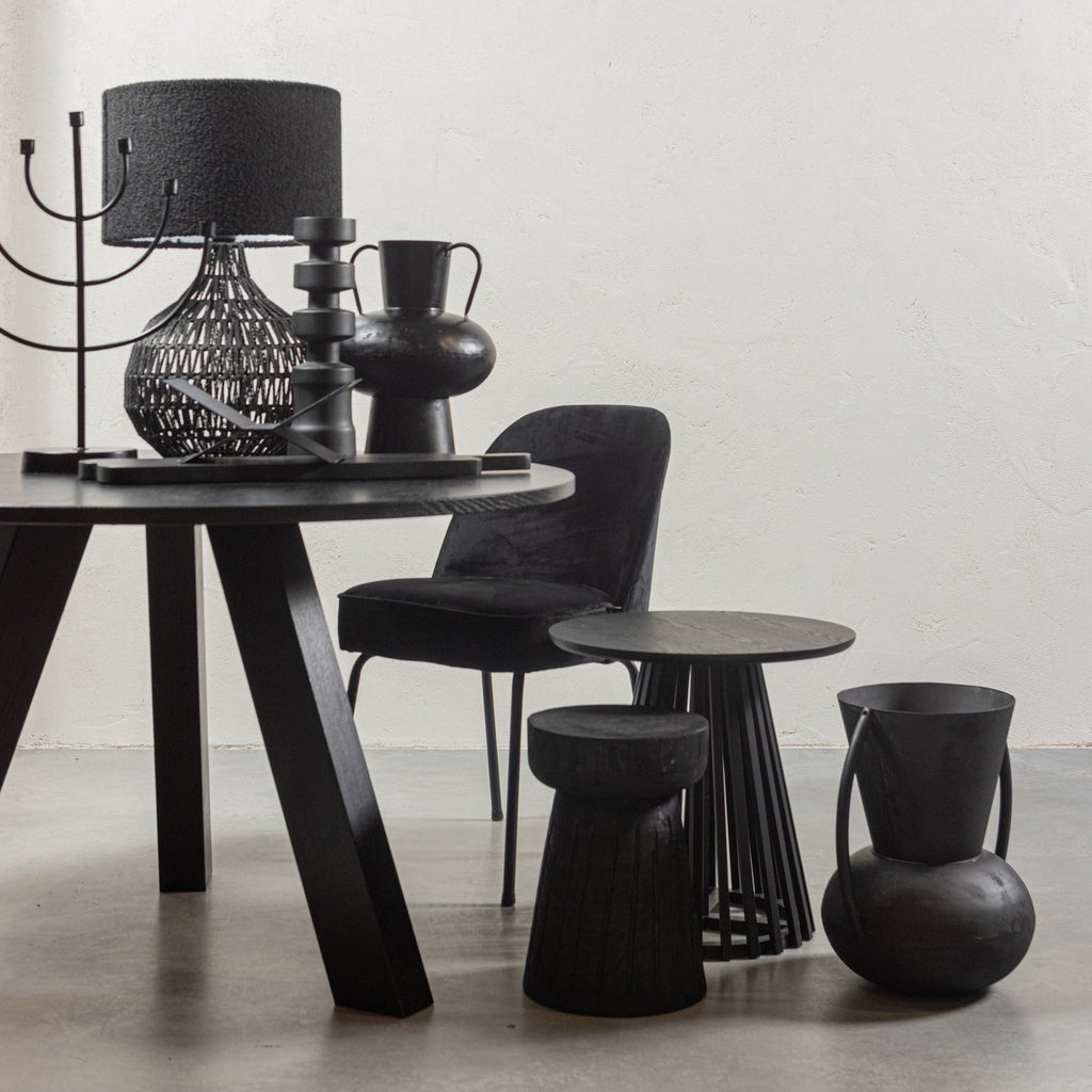 VOGUE DINING CHAIR VELVET BLACK