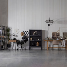 Laden Sie das Bild in den Galerie-Viewer, BONK OPEN CABINET PINE MATT BLACK [fsc]