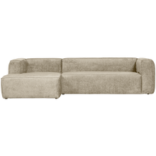 Load image into Gallery viewer, BEAN CORNER SOFA LEFT STRUCTURE VELVET BUTTERMILK