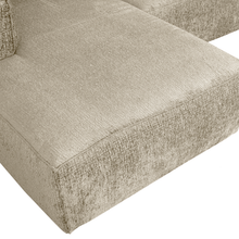 Load image into Gallery viewer, BEAN CORNER SOFA LEFT STRUCTURE VELVET BUTTERMILK