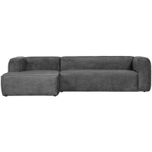 Load image into Gallery viewer, BEAN CORNER SOFA LEFT STRUCTURE VELVET CLOUD SKY